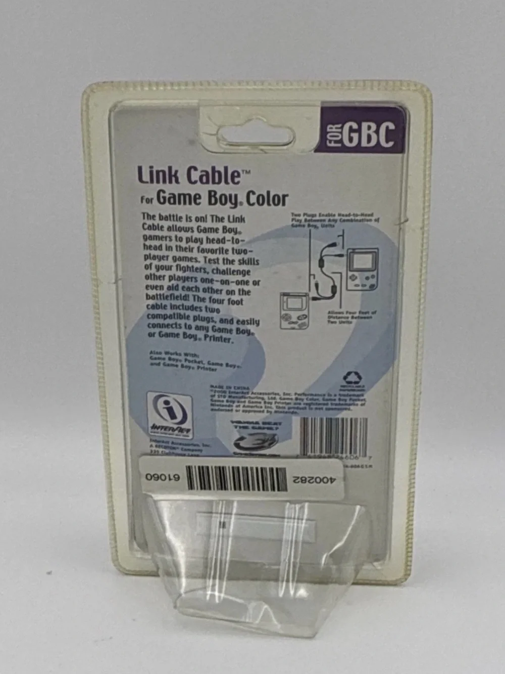 Purple Link Cable for Game Boy Color - Packaged Multiplayer Cable